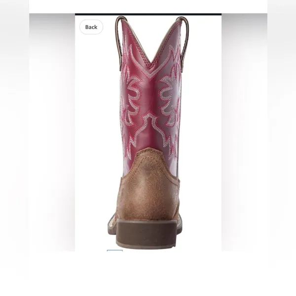 Ariat Women's Delilah Western Boot Brown and Pink Western Boots new in box ✨❤️ - Image 4