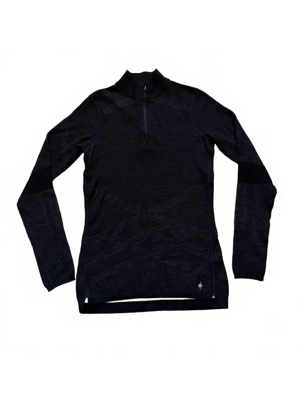 Smartwool Intraknit Thermal Merino Base Layer 1/4 Zip Sweatshirt Women's Medium - Image 2