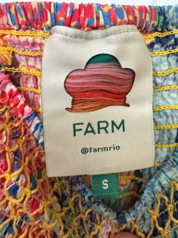 Farm Rio Summer Tapestry Mini Dress - Image 7