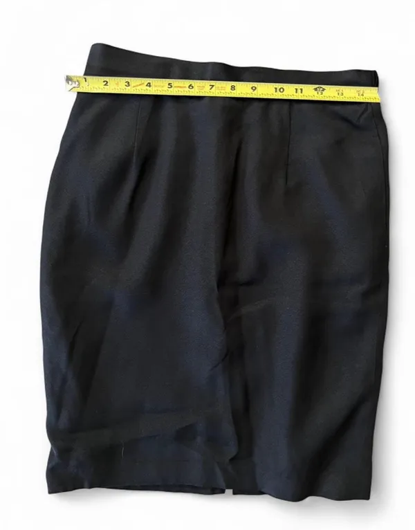 Lew Magram 90s classic black pencil skirt - Image 6