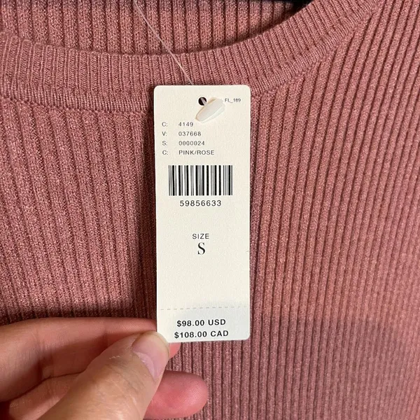 NWT Anthropologie Saturday Sunday Parvati ribbed sweater midi dress - Image 4