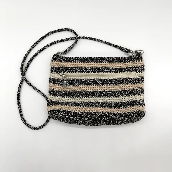 The Sak Crochet Crossbody Bag Striped Beachy Summer Boho‎ Granola Hippie Indie - Image 16