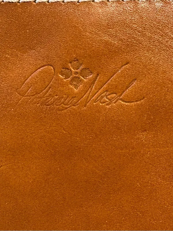 💥Patricia Nash Tooled Leather Tech Portfolio Envelope Clutch Brown💛 - Image 6
