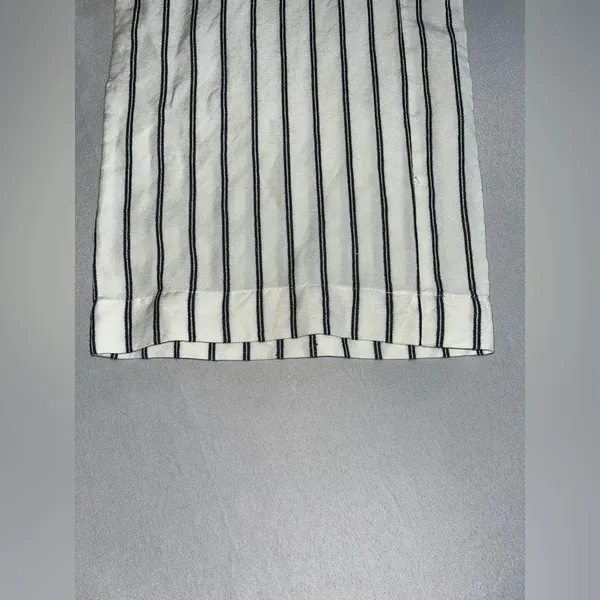 J Jill White w/Black Stripes Wide Legged Pants - Image 5