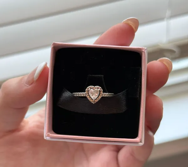 Pandora Elevated Heart Ring - Image 2