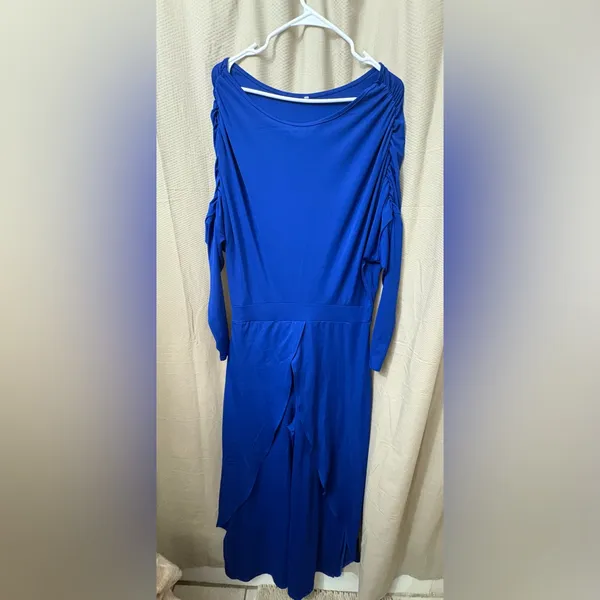 Cobalt Blue Gala Onesier - Royal Cut, Stylizing Effect and Wide Leg - Image 8