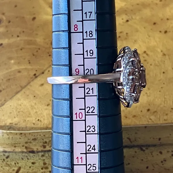 Color Changing Garnet Moissanite Sterling Silver Ring Size 9 Brown - Image 8
