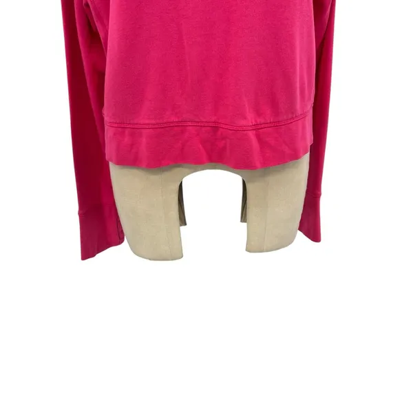 Sweaty Betty After Class Crop Sweatshirt Bright Pink Size‎ US 10 / Large - Image 4