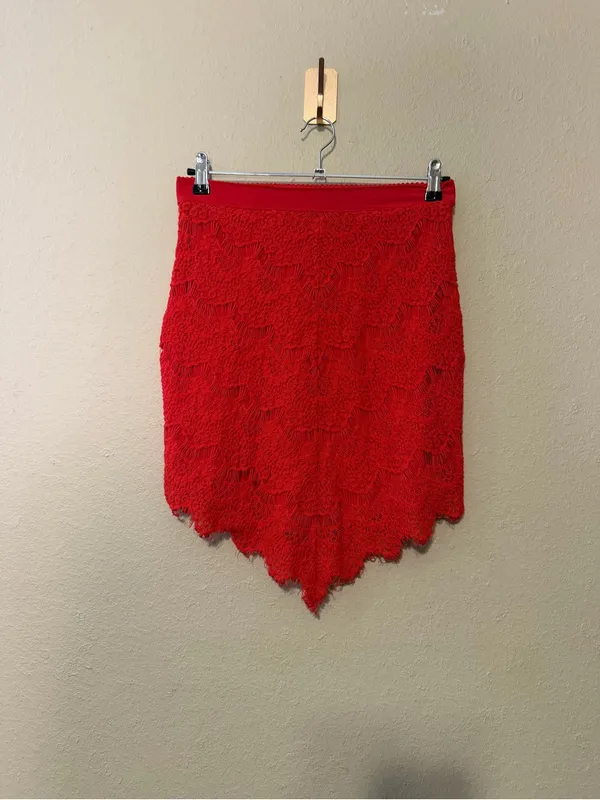 Free People Sabina Ginger Set in Red Size Small - Image 6