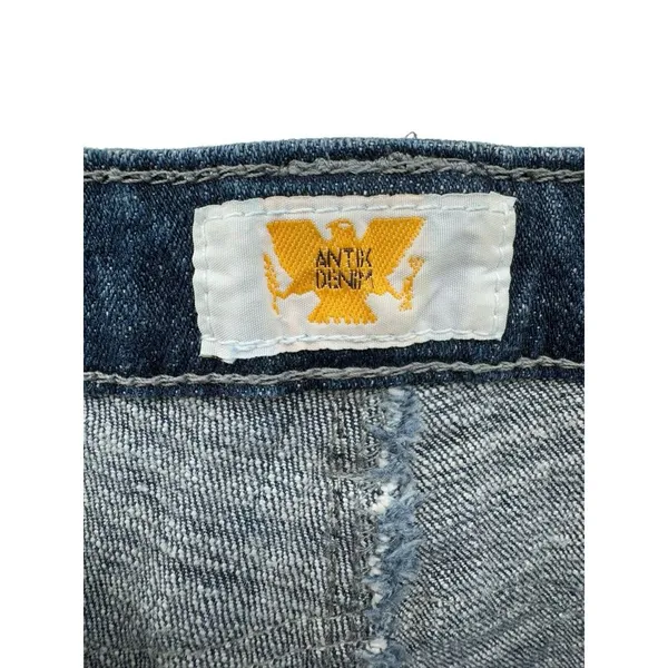 Antik Denim Women's Size 29 Bootcut Embroidered Indigo‎ Blue Jeans Button Fly - Image 7