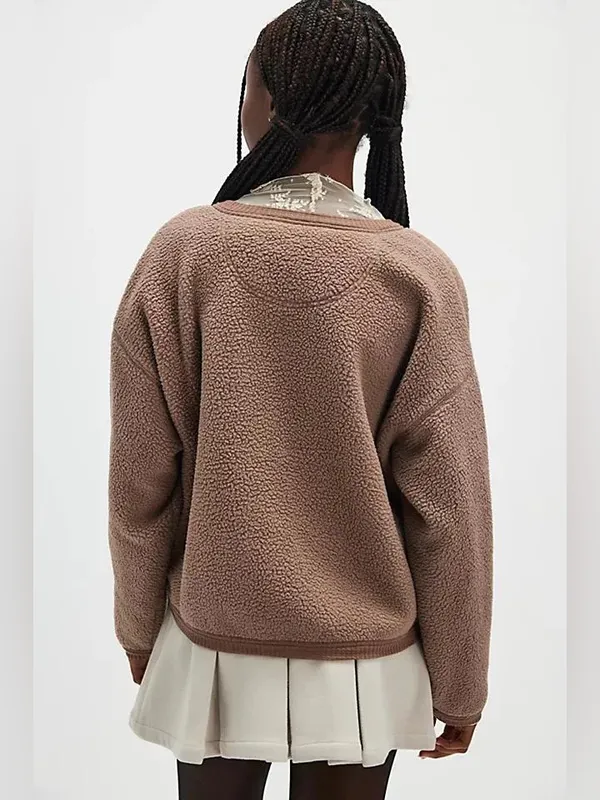 Free people Hug Me Sherpa Cardigan - Image 2