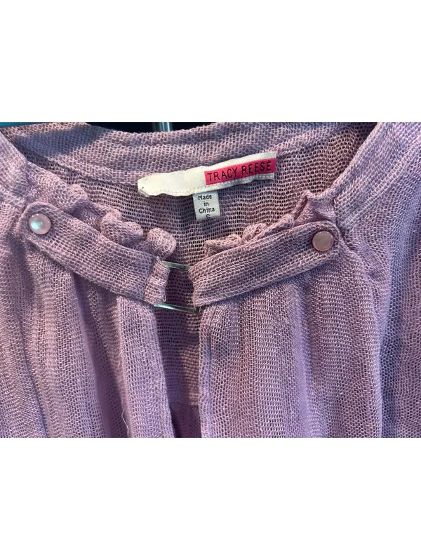 Tracy Reese Lightweight Lavender Blouse - Image 3