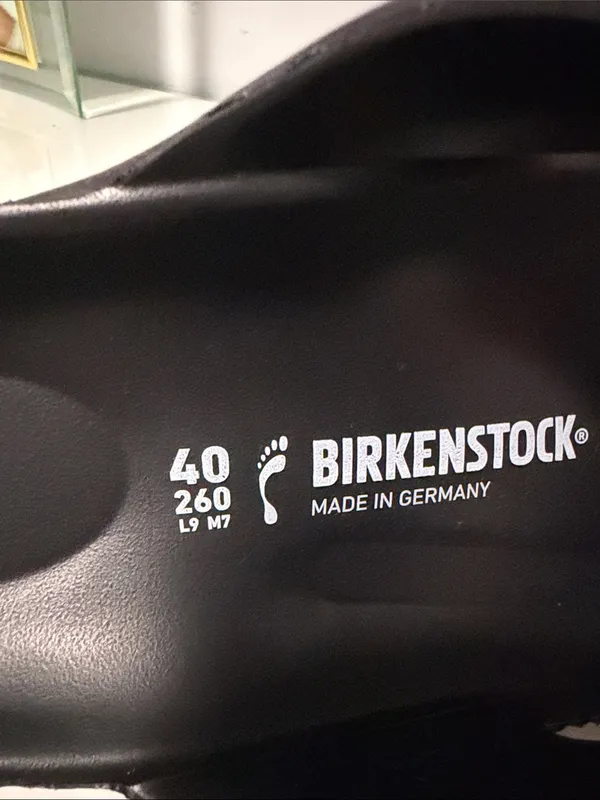 Birkenstock Black Two-Strap EVA Slide Sandals - Image 6