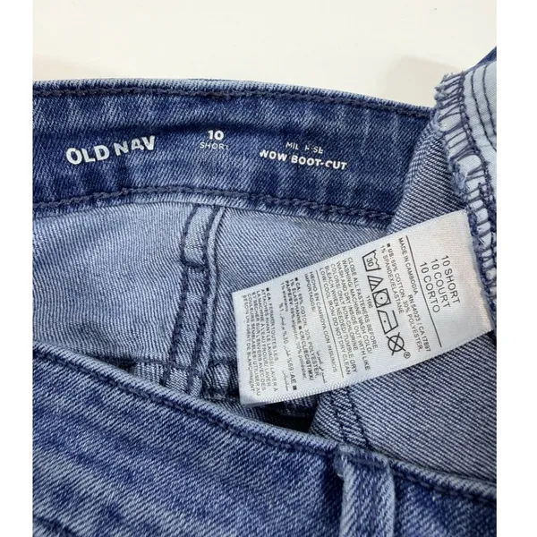 Old Navy Women’s Size‎ 10 Short WOW Mid Rise Bootcut Stretch Jeans Blue - Image 5