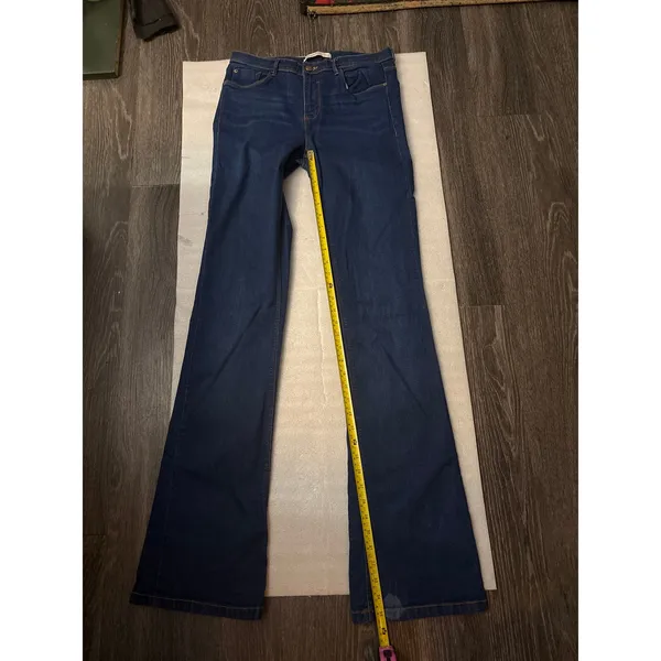 ZARA Trafuluc Denim Makers Flare Jeans 8 Festival 70s Festival Hippie Cosplay - Image 8