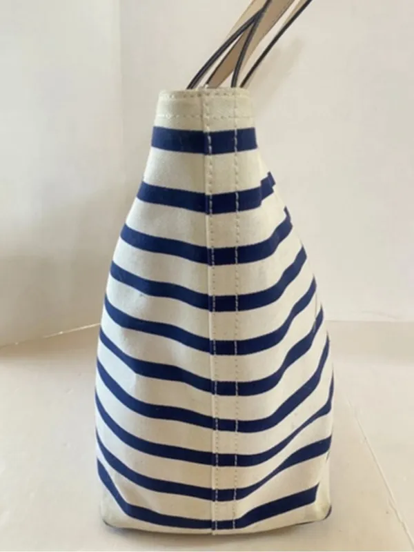 Kate Spade Tie the Knot striped tote Storybook lining - Image 7