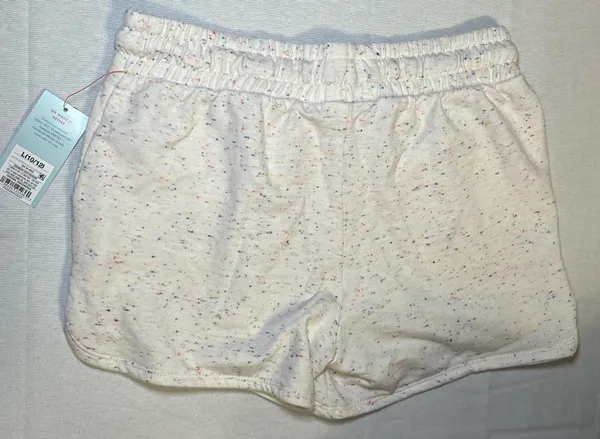 Girls' Knit Pull-On Shorts - Cat & Jack Cream Large 10/12 New Comfy Sweatshorts - Image 7