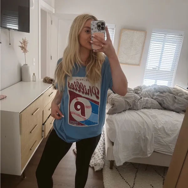 Phillies NWT new era tee L Blue Size L - Image 3