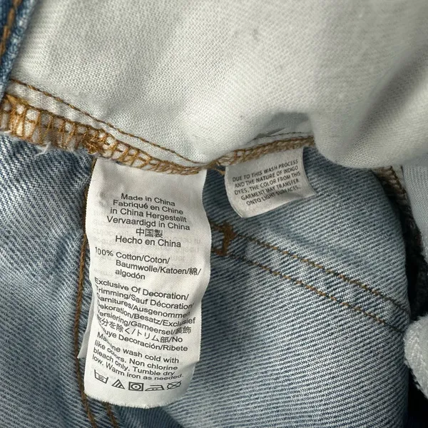 Madewell size 23 the perfect vintage‎ jean light wash 100% cotton blue jeans - Image 7