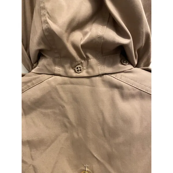 Cole Haan Belted Trench Coat Women Small Taupe Khaki Water Resistant Jacket NWOT - Image 7