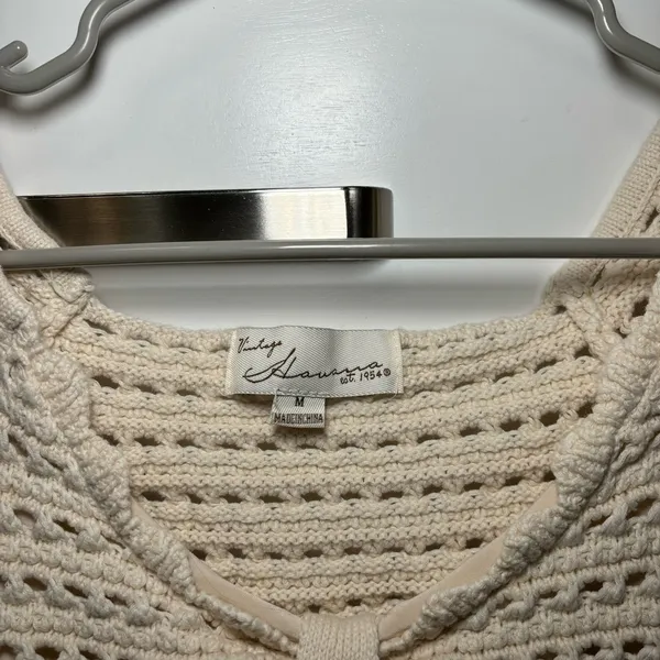 Vintage Havana Knit Bow Top CREAM - Image 6