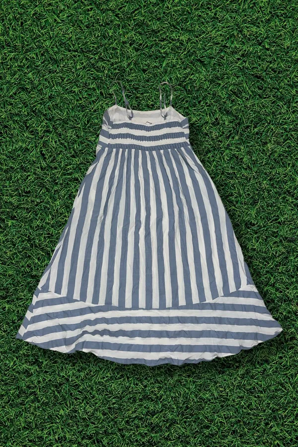Miracle Striped Dress Blue Size 12 - Image 2