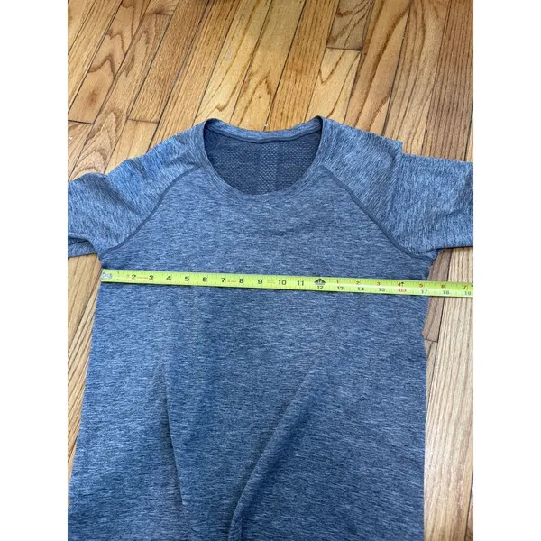 Lululemon Swiftly Tech Gray Long‎ Sleeve T-Shirt Size 10 - Image 5