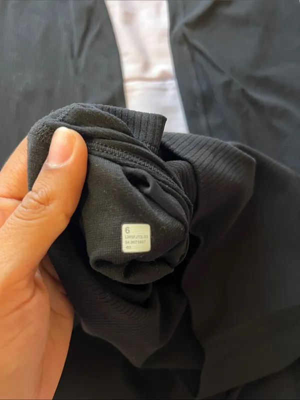 lululemon athletica Black Ribbed High-Rise Leggings - Image 2
