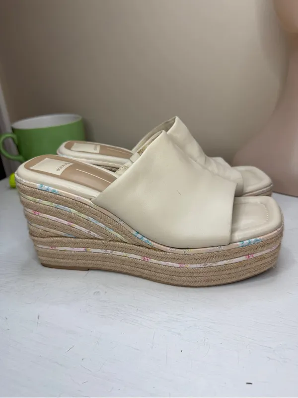 Dolce Vita Women's Elaria Sz 8 Platform Espadrille Wedge Slip On Sandal Resort - Image 4