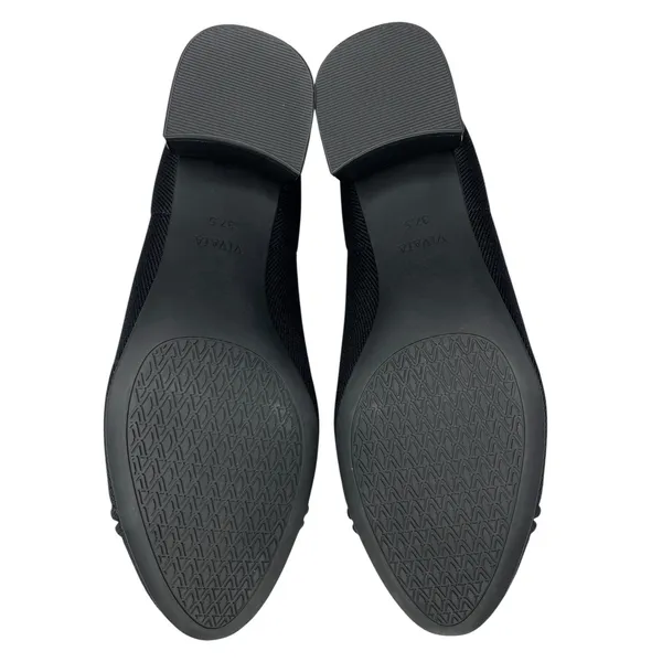 Vivaia womens Julie Arch Pro Almond Toe Block Heels Black 37.5 US 7 smart casual - Image 8