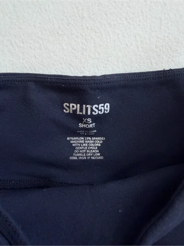 Splits59 Raquel High-Rise Flare Leggings Black - Image 4