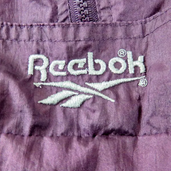 1990s Vintage Reebok Purple Wind Breaker Jacket Retro Streetwear - Image 10