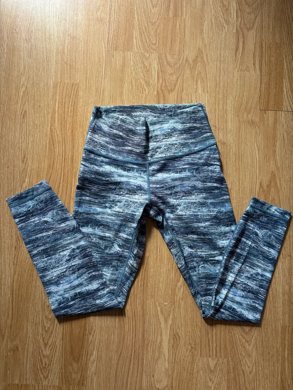 Lululemon Wunder High Rise Under 7/8 Leggings Aerial Drift Multi Yoga Sporty 6 - Image 3