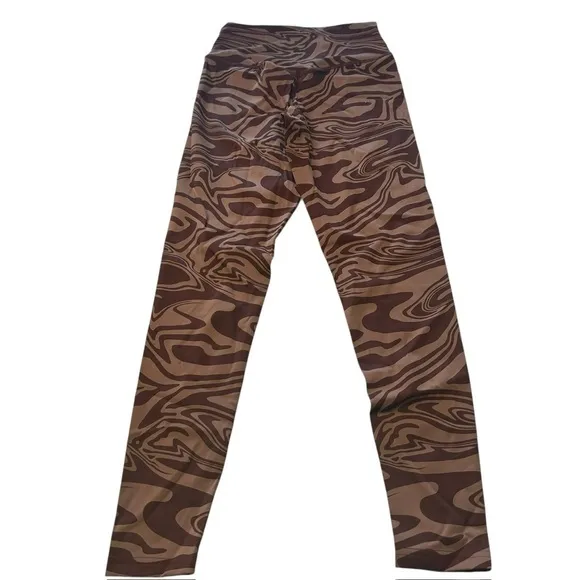 Balance Athletica Vitality Women’s M Storm Rider Leggings Brown Swirl Cloud‎ NWT - Image 3