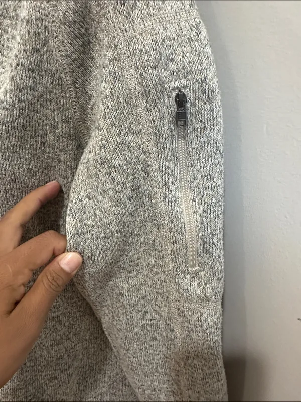 Patagonia Gray 1/4 Zip Better Sweater Pullover - Image 5