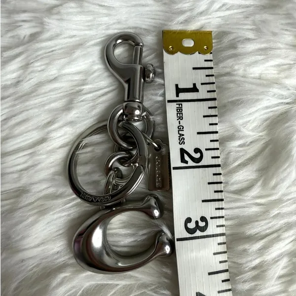 COACH Signature " C " Bag Charm - Image 4