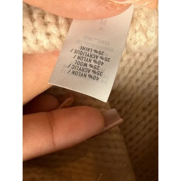 Aerie Wool blend knit chunky oversized sweater - Image 3