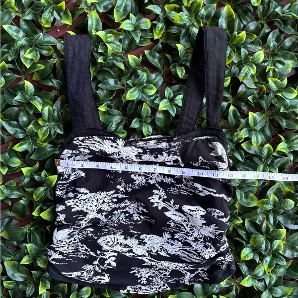 Free people Black and White Floral Tank Top - Image 3