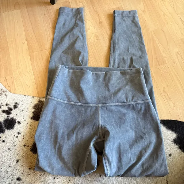 LULULEMON Wunder Under In Washed Moon‎ Blue Size 4 - Image 4