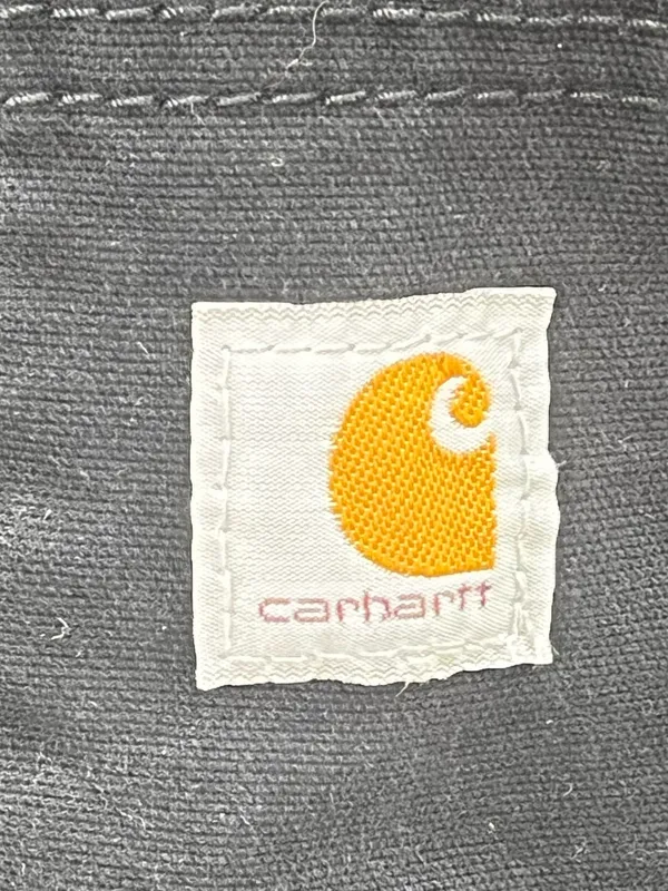 Carhartt Women’s Black Canvas Bomber Full Zip Utility Pocket Jacket Large 12/14 - Image 2