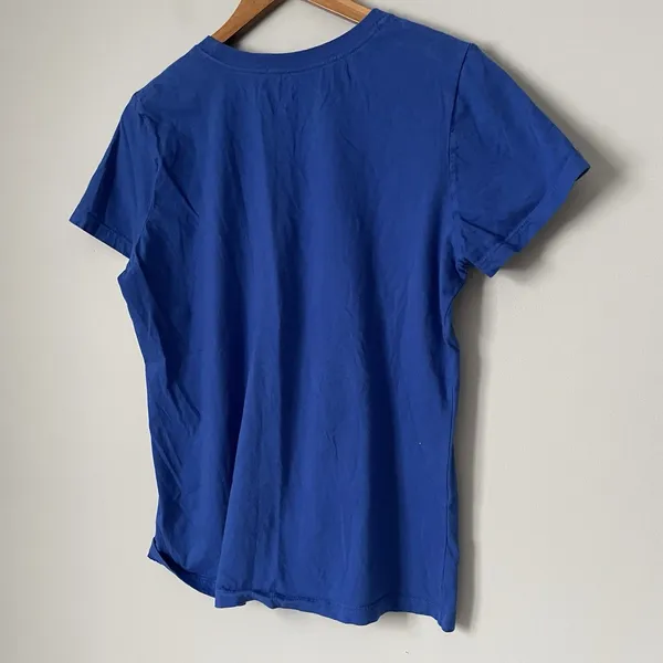 The Nike Tee USA Patriotic Blue Red T-Shirt Short Sleeve Women's Size XL - Image 4