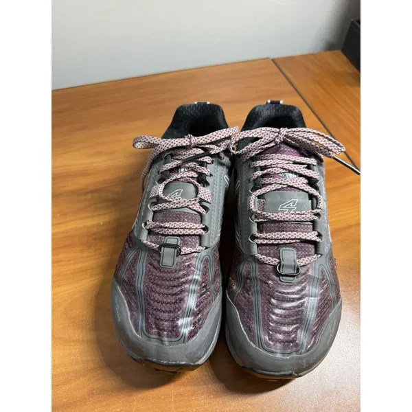Altra Lone Peak 4 Low RSM Womens 7 Gray Burgundy Trail Running Shoes - Image 3