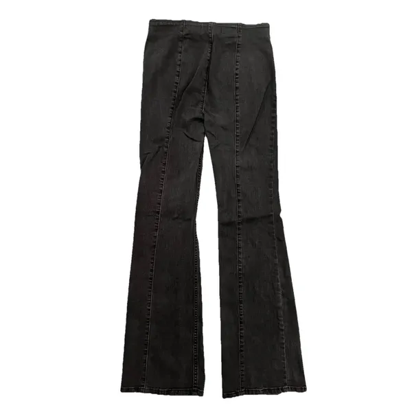 We The Free People Flare Jean Size 26 Black Denim Bell Bottom Stretch Pull On‎ - Image 10