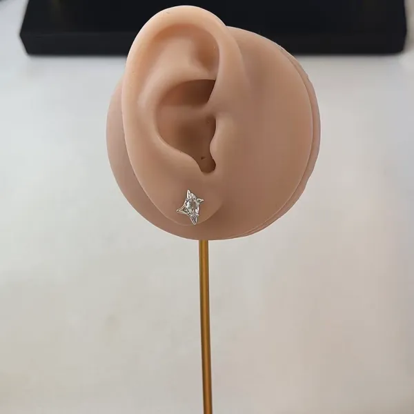 Small CZ Stor Stud Earrings for Men Women Streetwear Hip Hop Punk Unisex Style - Image 7