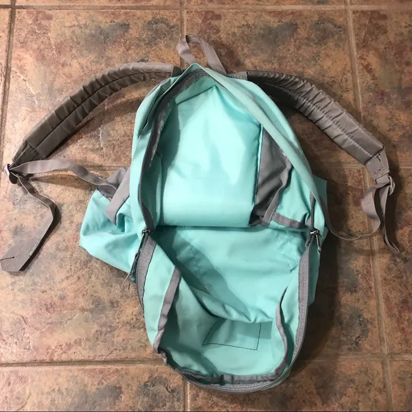 jansport | light blue backpack book bag - Image 4