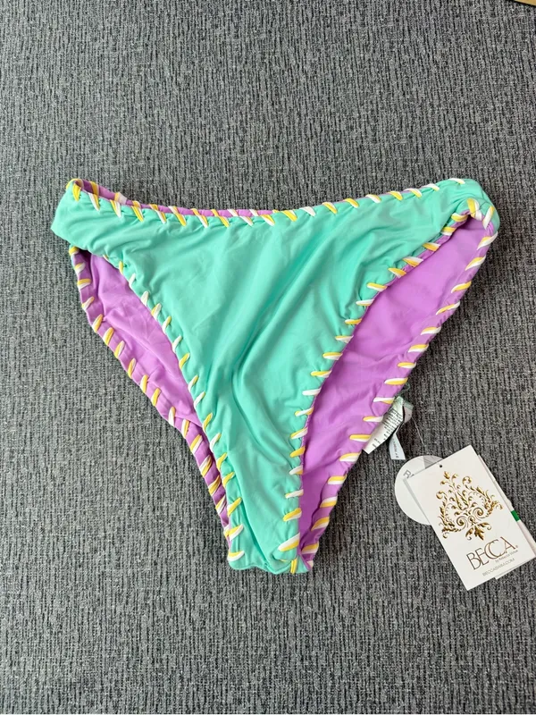 Becca Camille High Waist Reversible Bikini Bottoms - Image 3