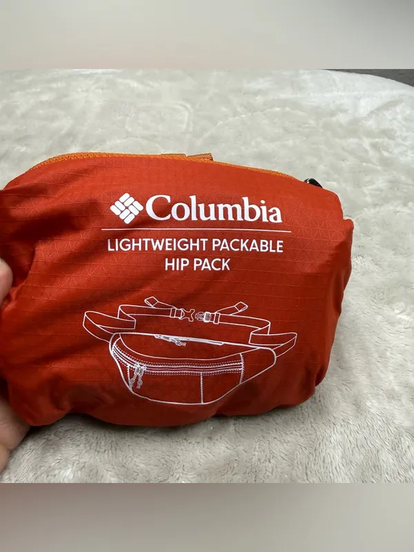 Columbia Orange packable Travel Waist Pack SZ:one - Image 6