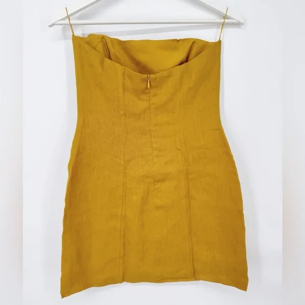 Free People‎ Rumer Harper Linen Mini Dress XS NWT - Image 4