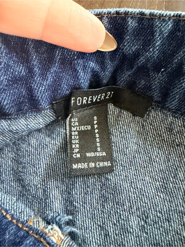 Forever 21 Button Front Denim Skirt - Image 3