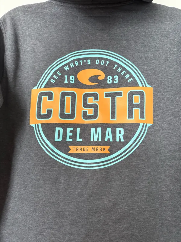 Costa Del Mar Gray Hoodie - Image 4
